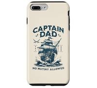Retro Capitán Papá Barco Viejo, No Motín Permitido Humor Ambiente Carcasa para iPhone 7 Plus/8 Plus