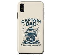 Retro Capitán Papá Barco Viejo, No Motín Permitido Humor Ambiente Carcasa para iPhone XS MAX