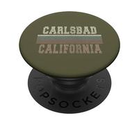 Retro Carlsbad, California PopSockets PopGrip Adhesivo