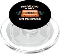 Retro Casete Mix Tape Lo-Fi Analógico Música Nostalgia PopSockets PopGrip para MagSafe