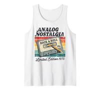Retro Cassette Case 70S Vintage Music Analog Nostalgia Camiseta sin Mangas