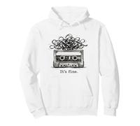 Retro Cassette Tape It’s Fine Design Vintage 80s Music Sudadera con Capucha