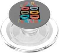 Retro Cassette Tape Old School Playlist 80s Classic Mixtape PopSockets PopGrip para MagSafe