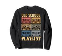 Retro Cassette Tape Old School Playlist 80s Classic Mixtape Sudadera