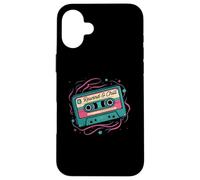 Retro Cassette Tape Rewind & Chill 80s 90s Music Carcasa para iPhone 16 Plus