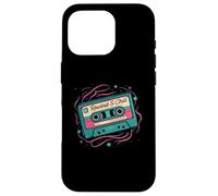 Retro Cassette Tape Rewind & Chill 80s 90s Music Carcasa para iPhone 16 Pro