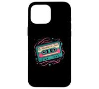 Retro Cassette Tape Rewind & Chill 80s 90s Music Carcasa para iPhone 16 Pro Max