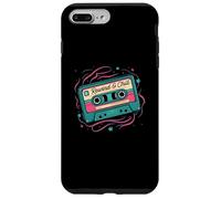 Retro Cassette Tape Rewind & Chill 80s 90s Music Carcasa para iPhone 7 Plus/8 Plus
