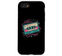 Retro Cassette Tape Rewind & Chill 80s 90s Music Carcasa para iPhone SE (2020) / 7 / 8