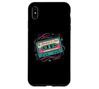 Retro Cassette Tape Rewind & Chill 80s 90s Music Carcasa para iPhone XS Max