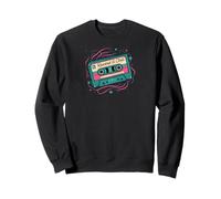 Retro Cassette Tape Rewind & Chill 80s 90s Music Sudadera