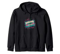 Retro Cassette Tape Rewind & Chill 80s 90s Music Sudadera con Capucha