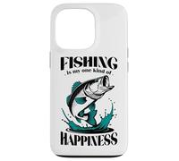 Retro Casting Lines Bass Fishing - Pescador de pesca divertido Carcasa para iPhone 13 Pro