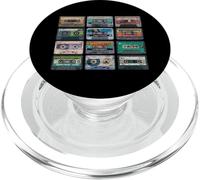 Retro Casual Mix Tapes Cassettes from The 80's 90's PopSockets PopGrip para MagSafe