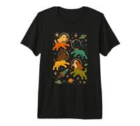 Retro Cavalier King Charles Spaniel Dorado Camiseta Premium