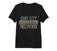 Retro Cebu City Filipinas Camiseta Premium