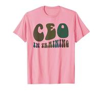 Retro CEO EN Entrenamiento Soy el Jefe Futuro Millonario Negro Camiseta