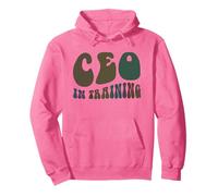 Retro CEO EN Entrenamiento Soy el Jefe Futuro Millonario Negro Sudadera con Capucha