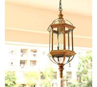 Retro Chandelier European Outdoor Waterproof Balcony Garden Light Grape Trellis Pavilion Aisle Corridor Chandelier,Pendant Ceiling Light