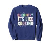 Retro Chemistry It's Like Cooking Física Equipo Maestro Aprender Sudadera