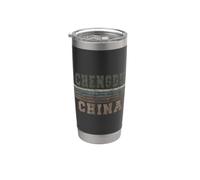 Retro Chengdú, China Vaso térmico de acero inoxidable de doble pared