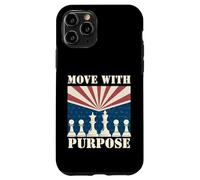 Retro Chess Art for Men Women Kids Chess Player Chess Lover Carcasa para iPhone 11 Pro
