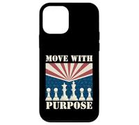 Retro Chess Art for Men Women Kids Chess Player Chess Lover Carcasa para iPhone 12 Mini