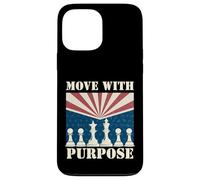 Retro Chess Art for Men Women Kids Chess Player Chess Lover Carcasa para iPhone 13 Pro MAX