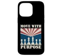 Retro Chess Art for Men Women Kids Chess Player Chess Lover Carcasa para iPhone 14 Pro MAX
