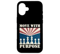 Retro Chess Art for Men Women Kids Chess Player Chess Lover Carcasa para iPhone 16