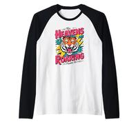 Retro Christian The Heavens Are Roaring Salmo 19:1 Camiseta Manga Raglan