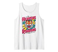 Retro Christian The Heavens Are Roaring Salmo 19:1 Camiseta sin Mangas