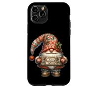 Retro Christmas GNOME For Women and Men with Warm Wishes Carcasa para iPhone 11 Pro