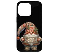 Retro Christmas GNOME For Women and Men with Warm Wishes Carcasa para iPhone 13 Pro