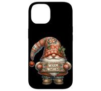 Retro Christmas GNOME For Women and Men with Warm Wishes Carcasa para iPhone 14
