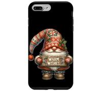 Retro Christmas GNOME For Women and Men with Warm Wishes Carcasa para iPhone 7 Plus/8 Plus