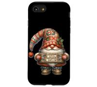 Retro Christmas GNOME For Women and Men with Warm Wishes Carcasa para iPhone SE (2020) / 7/8