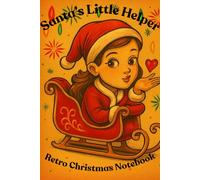 “Retro Christmas Notebook - Santa’s Little Helper Edition”: Warm & Festive Graph Paper Journal for Kids and Teens