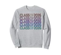 Retro Class of 2026 Senior 12 años después Grad Rocks Sign My Sudadera