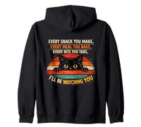 Retro Classic Cat I'Ll Be Be Watching You Gats Lover Companion Sudadera con Capucha