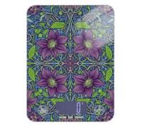 Retro Clematis William Morris Pattern Easy Clean Mini báscula para alimentos 11 libras/0 18 onzas 5 kg/5 g (Escenario) Escala para gramos con 4 unidades de asado asado básico para personas