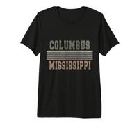 Retro Columbus Misisipi Camiseta Premium