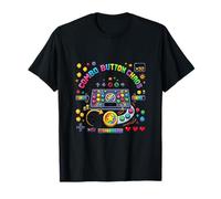 Retro Combo Botón Smash Arcade Gamer Diseño Camiseta