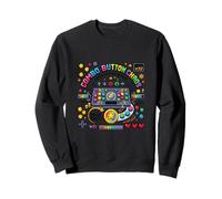 Retro Combo Botón Smash Arcade Gamer Diseño Sudadera