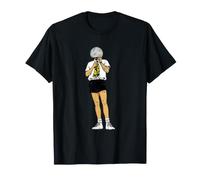 Retro Comic Singer Facetado Disco Esfera Cabeza Gráfico Camiseta