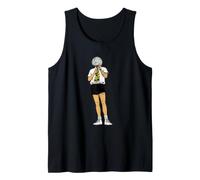 Retro Comic Singer Facetado Disco Esfera Cabeza Gráfico Camiseta sin Mangas