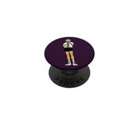 Retro Comic Singer Facetado Disco Esfera Cabeza Gráfico PopSockets PopGrip Adhesivo