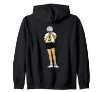 Retro Comic Singer Facetado Disco Esfera Cabeza Gráfico Sudadera con Capucha