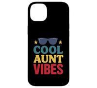 Retro Cool Aunt Vibes Style for Fun Aunts Carcasa para iPhone 14 Plus