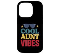 Retro Cool Aunt Vibes Style for Fun Aunts Carcasa para iPhone 14 Pro